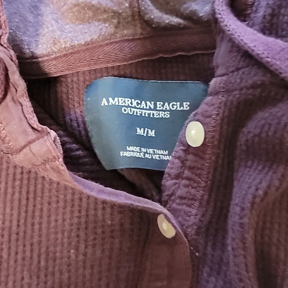 Elena Gilbert Vampire Diaries American Eagle Thermal Hoodie ALT Color - Picture 4 of 4